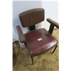 Image 1 : Office chair- Maroon-  no wheels