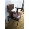 Image 2 : Office chair- Maroon-  no wheels