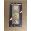 Image 2 : US Mint Bicentennial 40% Silver Uncirculated Set 1776-1976 - 3 Silver Coins