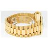Image 5 : Rolex Mens Quickset 18K Yellow Gold Champagne Index 3 Carat Diamond Bezel Presid