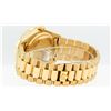 Image 8 : Rolex Mens Quickset 18K Yellow Gold Champagne Index 3 Carat Diamond Bezel Presid