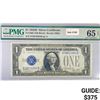 Image 1 : 1928 B $1 Silver Cert. PMG GEM UNC 65