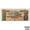 Image 1 : 1864 LG $10 Confederate Note