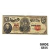 Image 1 : 1907 LG $5 Legal Tender Note