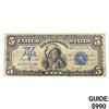Image 1 : 1899 LG $5 Silver Cert.
