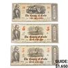 Image 1 : 1863 Clark County Legal Tender $5 & $10 Notes (3 I