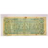 Image 2 : 1864 LG $20 Confederate Note