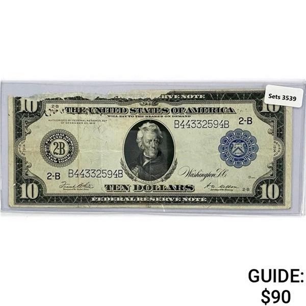 1914 LG $10 Fed Reserve Note