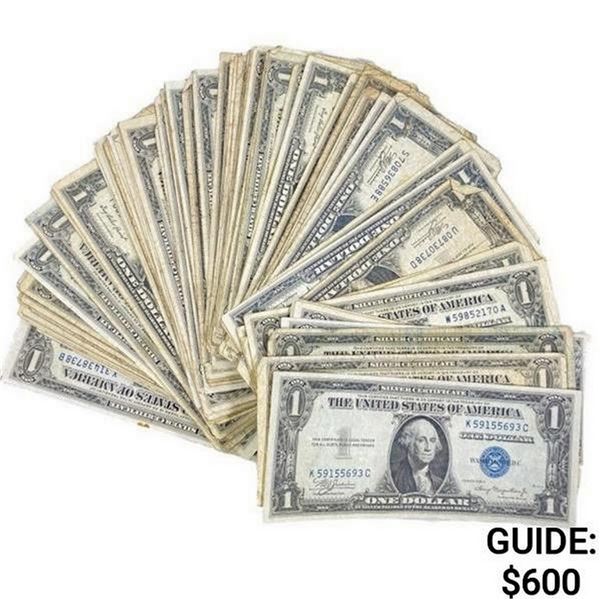 (100) $1 Silver Certificate Collection