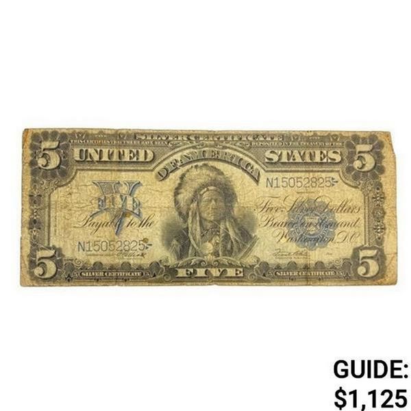 1899 LG $5 Silver Cert.