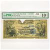 Image 1 : 1882 US NY Bank $50 Fed Res Note PMG VG10