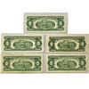 Image 2 : 1953-1963 US $2 Legal Tender Notes (5 Items)
