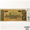 Image 1 : 1864 LG Confederate $20 Legal Tender Note
