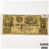 Image 1 : 1840 Republic of Texas $50 Legal Tender Note