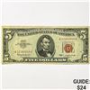 Image 1 : 1963 US $5 Legal Tender Note