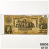 Image 1 : 1861 LG Confederate $20 Legal Tender Note