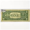 Image 2 : 1974 DBL Print Error US $1 Fed Res Note