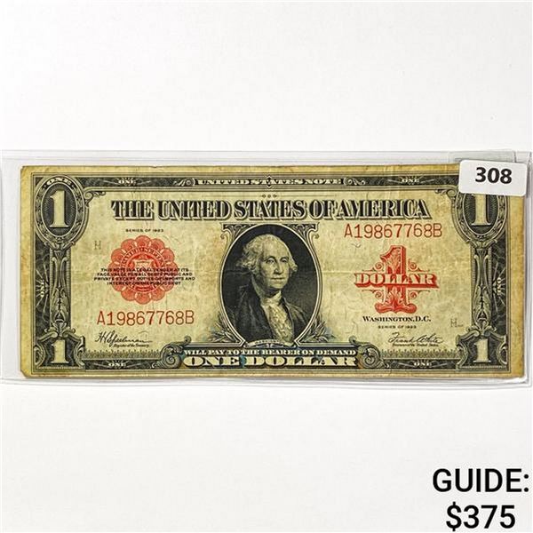 1923 US LG $1 Legal Tender Note
