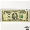 Image 1 : 1977 US Error $5 Fed Res Note