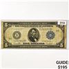 Image 1 : 1914 US LG $5 Fed Res Note