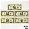Image 1 : 1953-1963 US $2 Legal Tender Notes (5 Items)