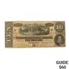 Image 1 : 1864 LG Confederate $10 Legal Tender Note