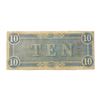 Image 2 : 1864 LG Confederate $10 Legal Tender Note