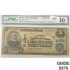 Image 1 : 1902 LG Battle Creek Bank MI $5 Fed Res Note PMG