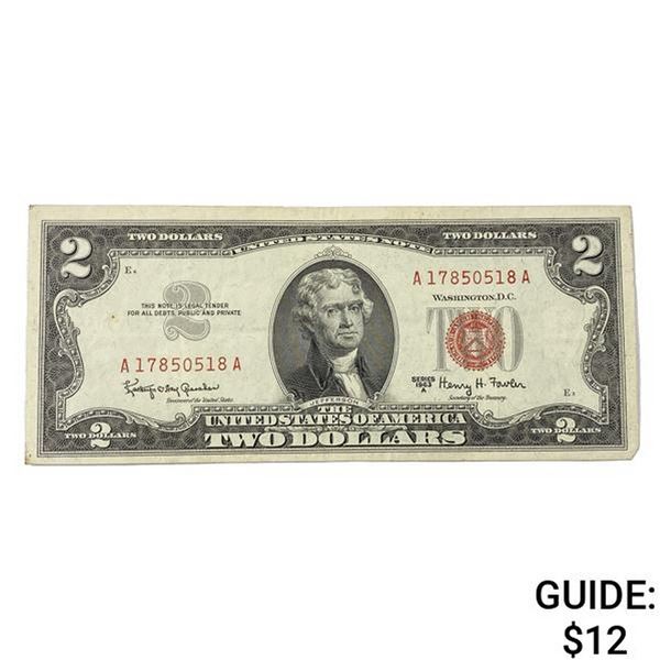 1963A US $2 Legal Tender Note