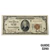 Image 1 : 1929 US Bank of New York $20 Fed Res Note