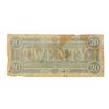 Image 2 : 1864 LG Confederate $20 Legal Tender Note