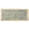 Image 2 : 1864 LG Confederate $50 Legal Tender Note