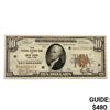Image 1 : 1929 B US Bank of New York $10 Fed Res Note