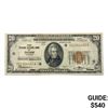 Image 1 : 1929 G US Bank of Chicago, IL $20 Fed Res Note