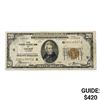Image 1 : 1929 G US Bank of Chicago, IL $20 Fed Res Note