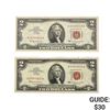 Image 1 : 1963 US $2 Legal Tender Notes (2 Items)