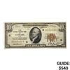 Image 1 : 1929 D US Bank of Cleveland, OH $10 Fed Res Note