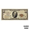 Image 1 : 1929 D US Bank of Cleveland, OH $10 Fed Res Note