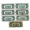 Image 2 : 1928-1953 US $2 Legal Tender Notes some w/ Stars(7