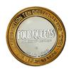 Image 2 : .999 Silver Four Queens Casino Hotel Las Vegas, NV $10 Limited Edition Gaming Token