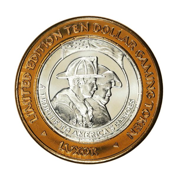 .999 Silver Luxor Las Vegas, Nevada $10 Casino Limited Edition Gaming Token