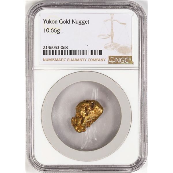 10.66 Gram Yukon Gold Nugget NGC Graded