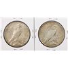 Image 2 : Lot of 1926-S & 1935-S $1 Peace Silver Dollar Coins
