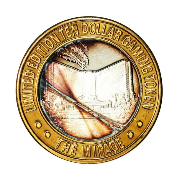 .999 Silver The Mirage Las Vegas, Nevada $10 Casino Gaming Token Limited Edition