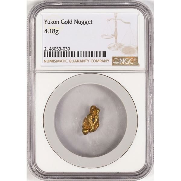 4.18 Gram Yukon Gold Nugget NGC Graded