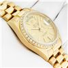 Image 9 : Rolex Mens 18K Yellow Gold Champagne Index Diamond Day Date President Wristwatch