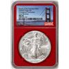 Image 1 : 2020(S) $1 American Silver Eagle Coin NGC MS70 Early Releases San Francisco Red Core