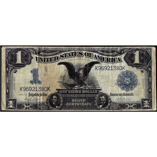 1899 $1 Black Eagle Silver Certificate Note