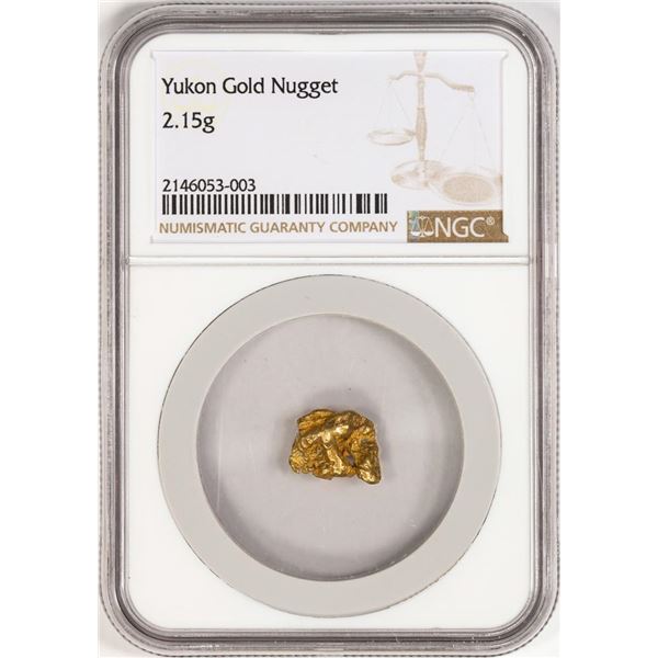 2.15 Gram Yukon Gold Nugget NGC Graded