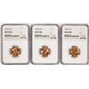 Image 1 : Lot of (3) 1937-D Lincoln Wheat Cent Coins NGC MS67RD